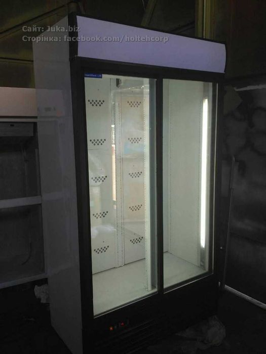 Холодильна шафа вітрина UBC Superlarge LB 1300л Антрацит. Гар.2 міс