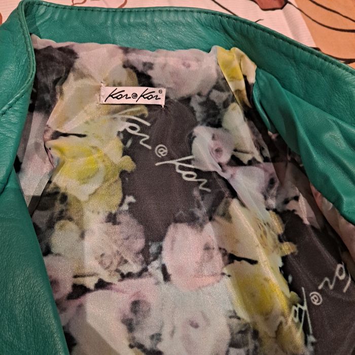 Kurtka skóra naturalna Kor Kor zielona 36 38