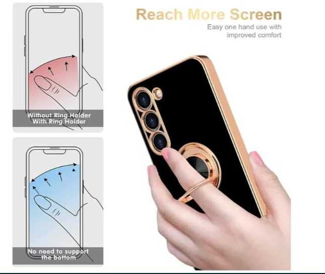 etui plecki case do samsung s23 plus czarne magnetyczne