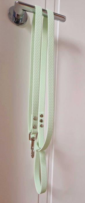 Smycz plaster miodu hexa 180 cm × 1,6cm pistacjowy