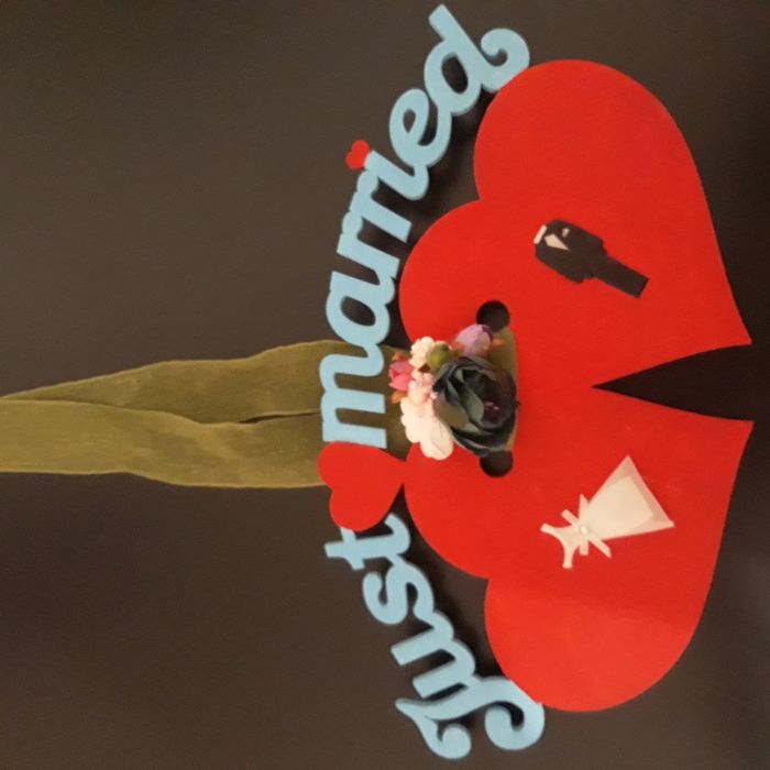 Свадебный аксессуар ручной работы на радиатор авто