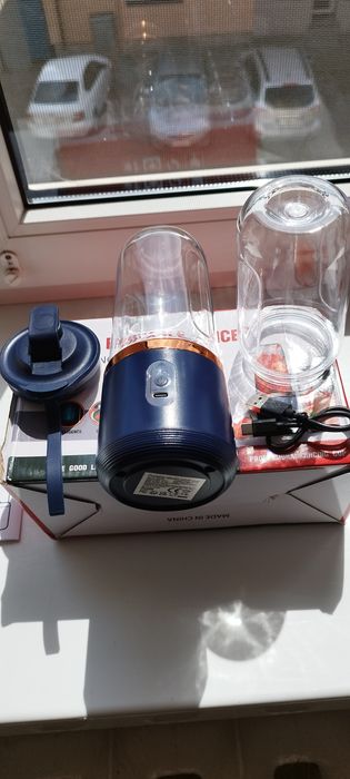 Безпровідний блендер UsB (Двокубковий дизайн)