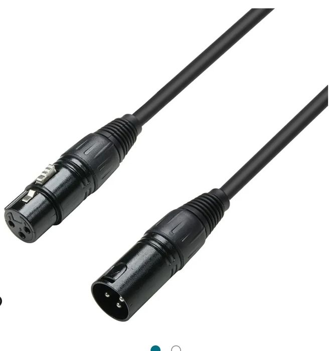 Cabo XLR / dmx 1.5 mts 3 pinos