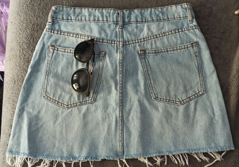 Джинсова юбка Bershka