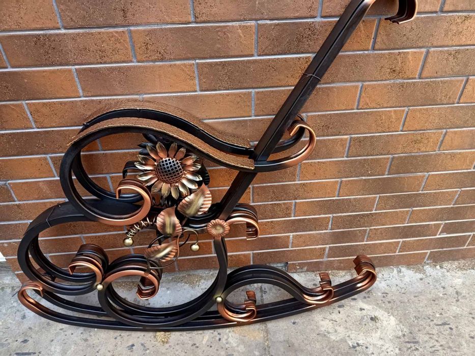 Крісло качалка соняшник