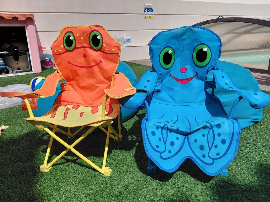 Cadeiras de praia/piscina para crianças
