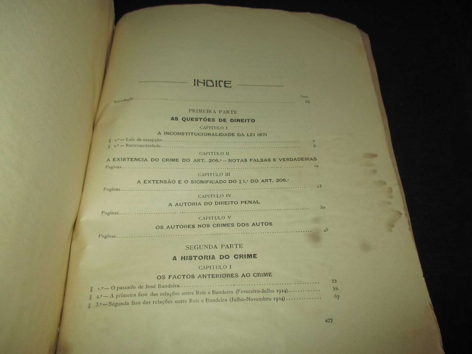 Livro História do Crime O Caso do Banco Angola e Metrópole 1928