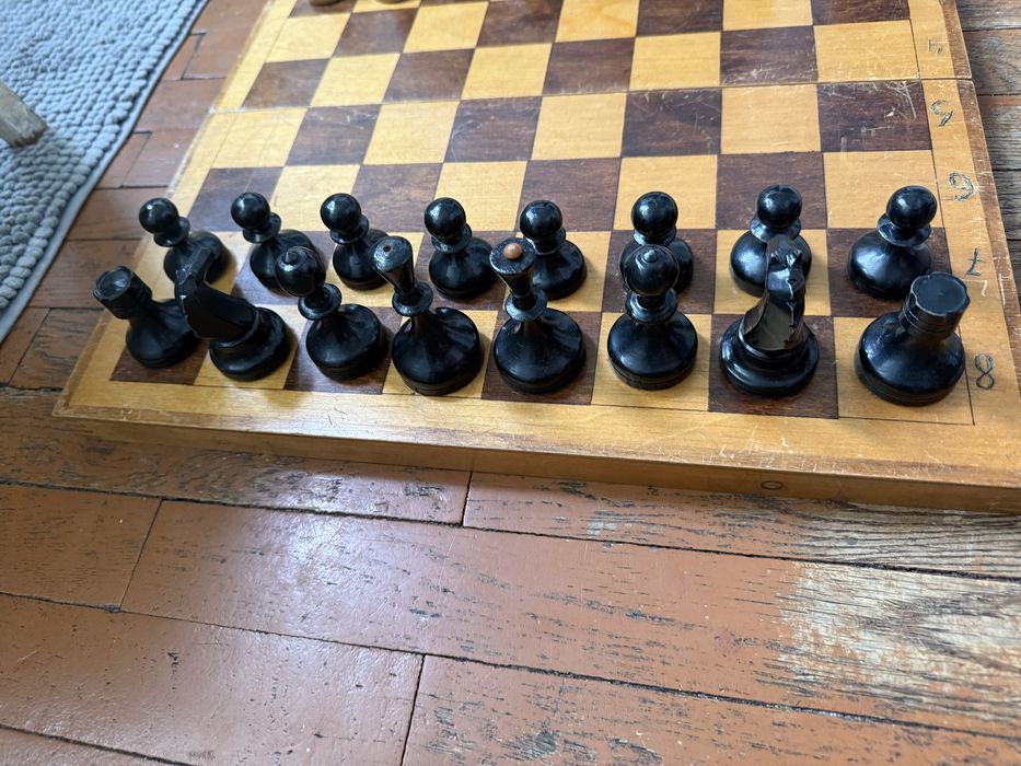 Шахматы винтажные доска 40 см