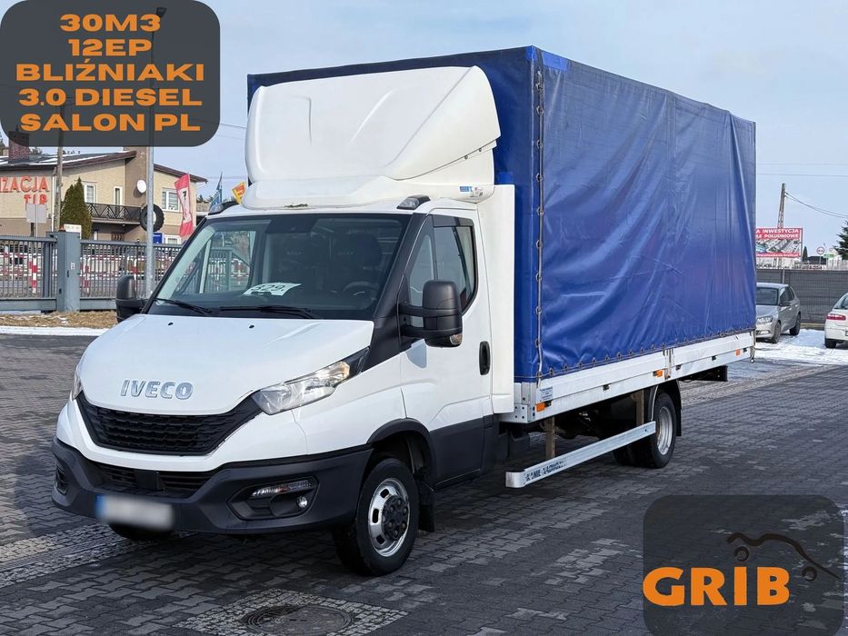 Iveco Daily 50C18 Plandeka 12ep Bliźniaki Salon PL  NR.329 Klimatyzacja, Zawieszenie na poduszkach, Tempomat