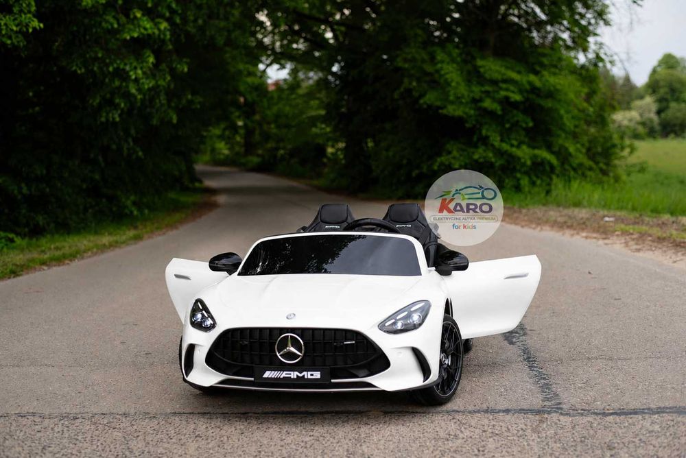Pojazd Na Akumulator Mercedes GT63 AMG Auto dla dzieci 4x4 Full led