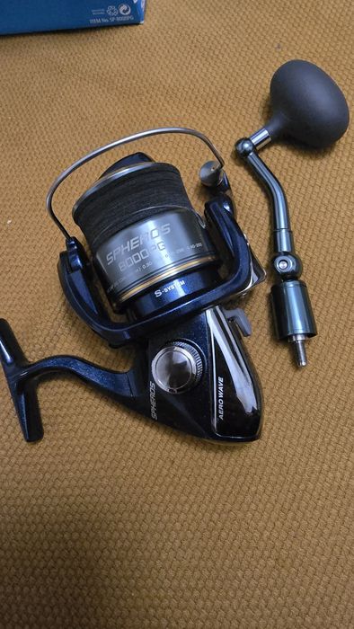 Conjunto de carreto e cana para pesca de  barco(Shimano+Barros)