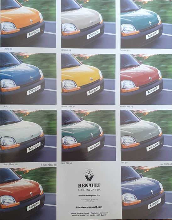 2 Catálogos automóvel Renault Kangoo e Kangoo Express