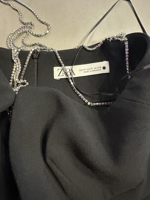 Zara nowa sukienka sexy M z cyrkoniami Gdynia Chwarzno-Wiczlino