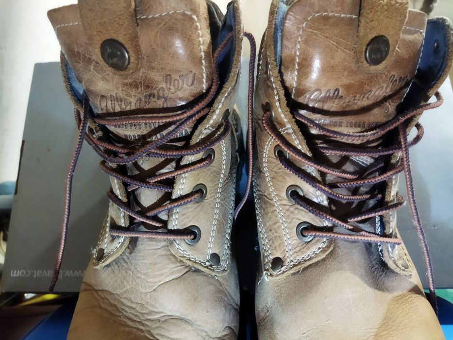 Ботинки WRANGLER кожаные