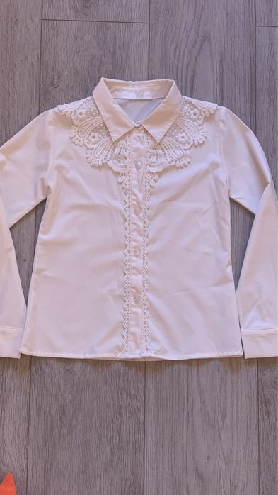 Сорочка (блузка) шкільна на дівчинку р128