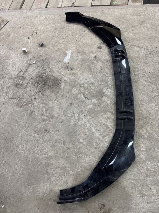 Накладка молдинг низ бампера тюнинг ауди а4 а5 s5 s4