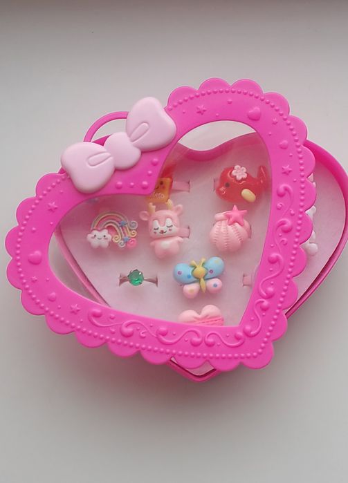 Бижутерія набір колечки для дівчинки 2,5-5  років