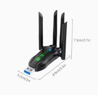 Adaptador USB Wi-Fi Dual Band Novo