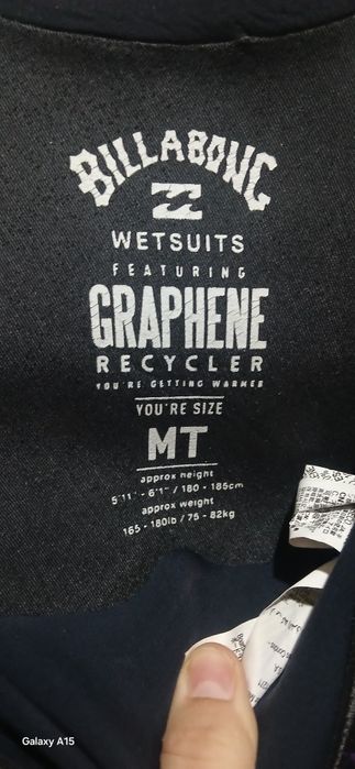 Prancha de surf + Capa + Quilhas FCS + Fato de surf BILLABONG 4:3