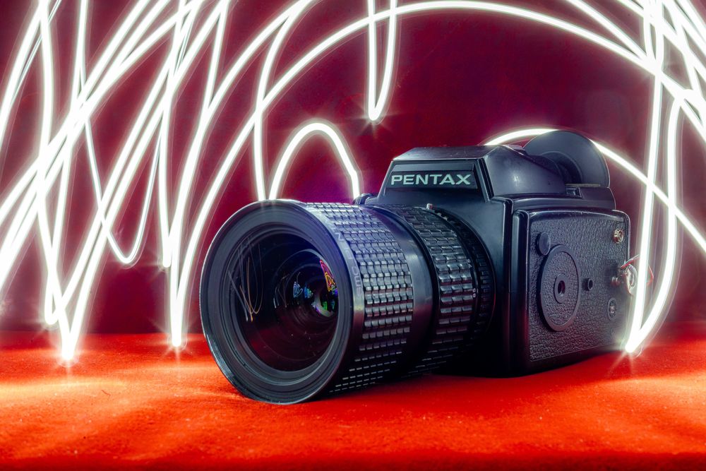 Pentax 645 + obiektyw 45-85 mm