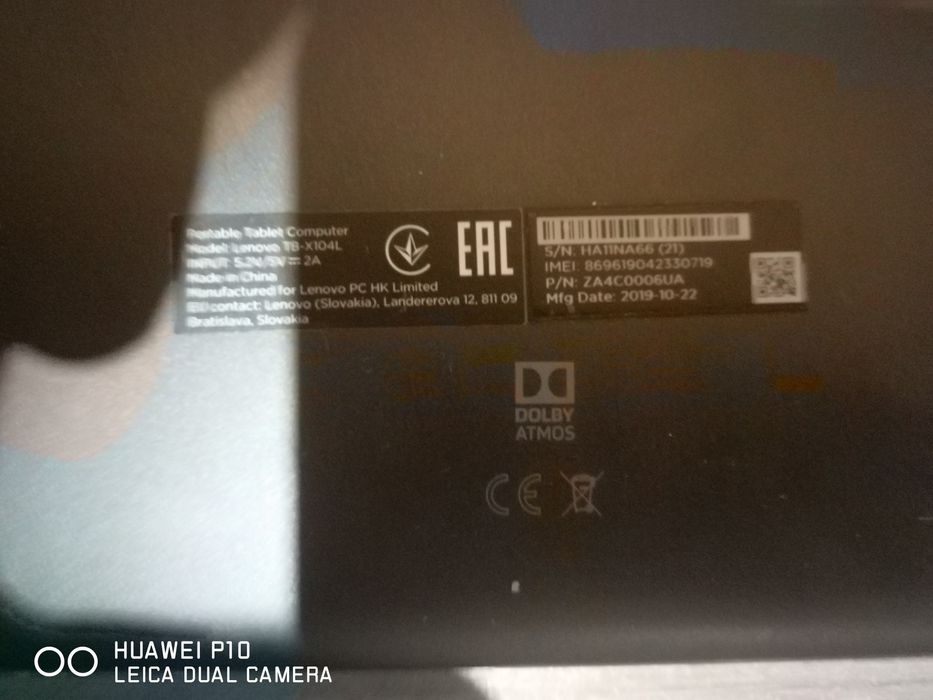 Планшет 3/32 Lenovo x104L, Sim Lte 4G 10 дюймов