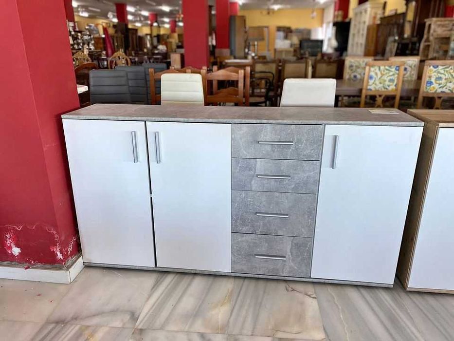 Novo aparador 3 portas/ 4 gavetas Levamos a sua casa Envio gratis