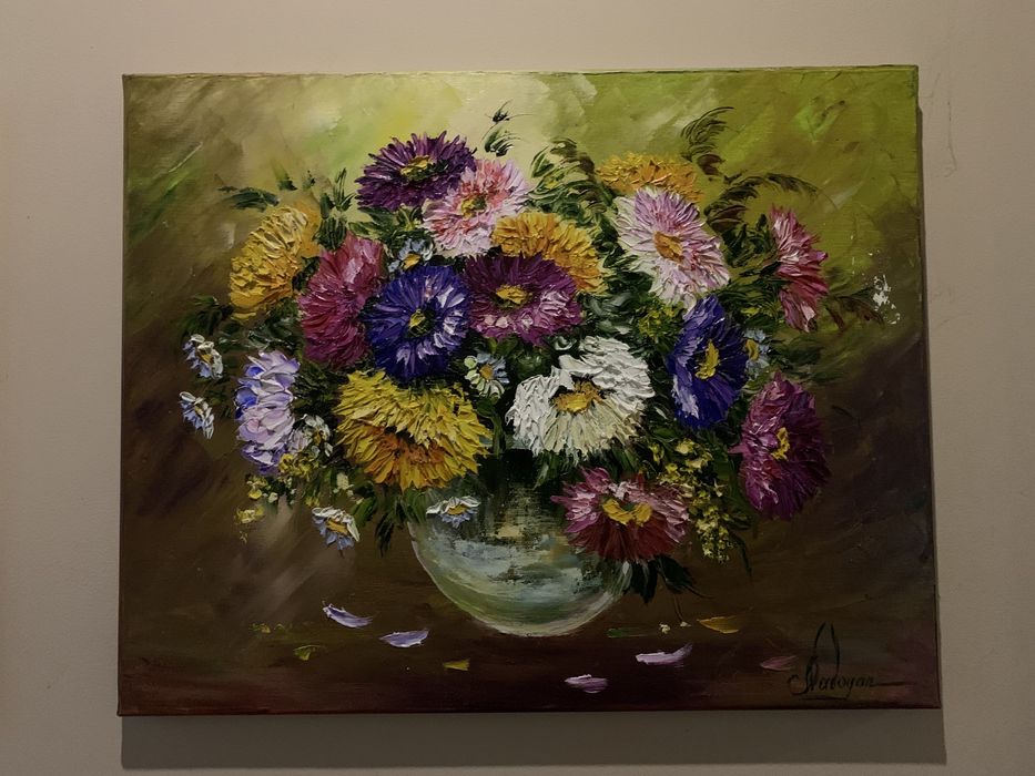 Obraz olejny na płótnie 128x35 Kapłański motyw owoce jabłk