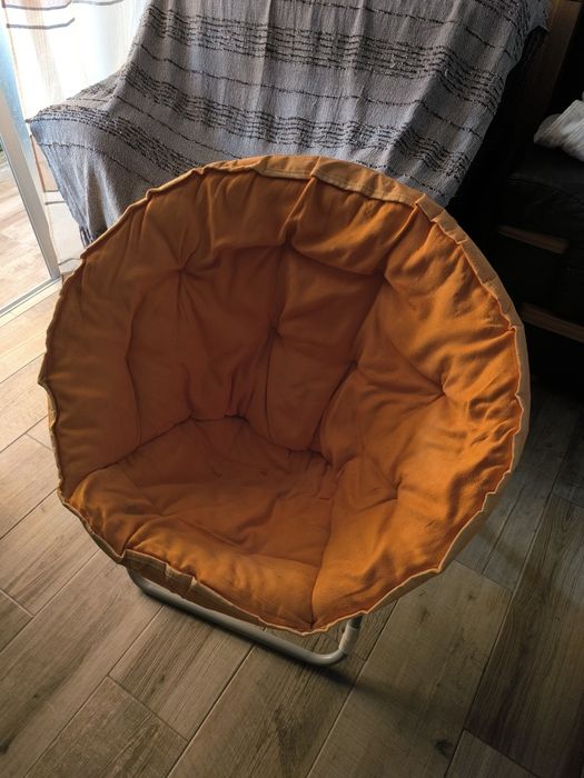 Cadeira de abrir laranja