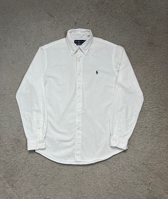 Koszula Polo Ralph Lauren white custom fit