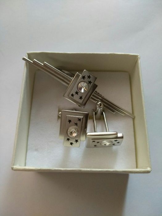 Запонки Diadema + зажим для галстука
