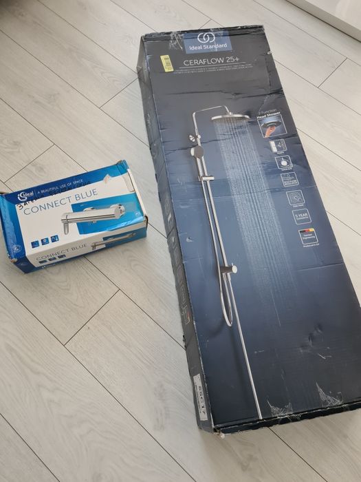 Komplet  prysznicowy Ideal Standard Ceraflow 25+ bateria Connect Blue
