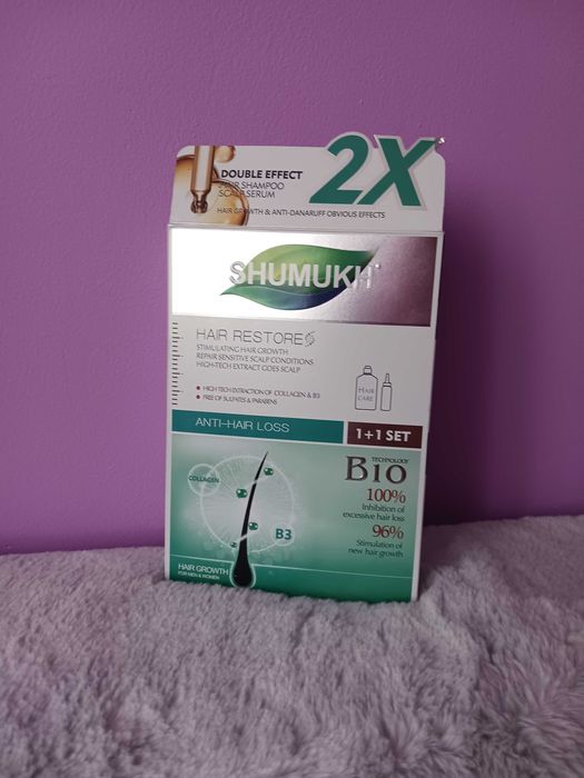 szampon i serum do włosów Shumukh