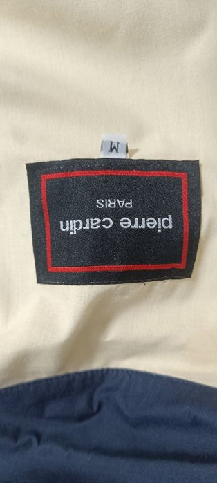 Casaco Pierre Cardin Beje e Azul Marinho