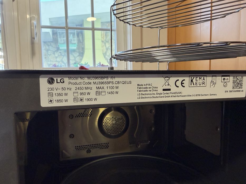 Microondas LG smart inverter magnetron