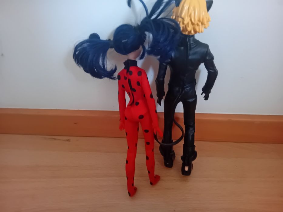 Ladybug, cat noir e os kwamis( tikki e plagg)