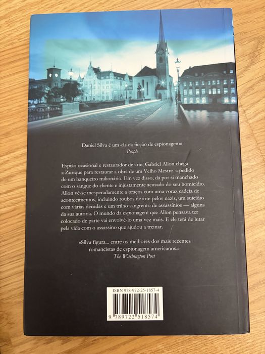 Conjunto de 6 livros de Daniel Silva: A Outra Mulher, O Confessor, O Assassino Inglês, A Rapariga Nova, Príncipe de Fogo