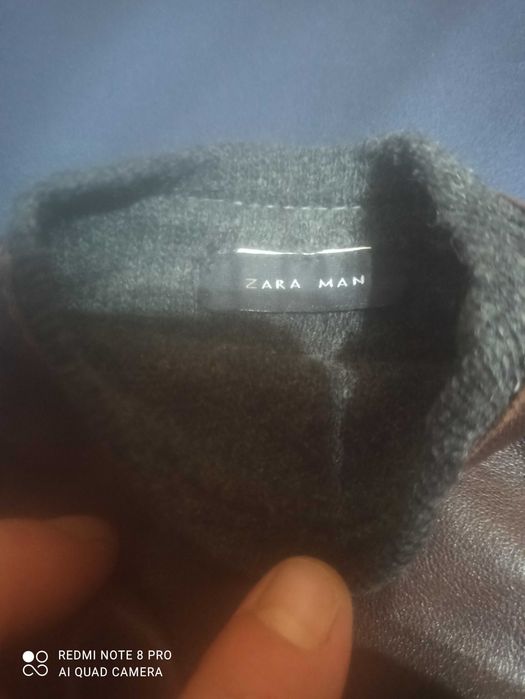 Мужские перчатки из натуральной кожи Zara man! Original!