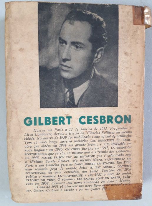 Livro  -Ref:Part-3- Gilbert Cesbron - Os Santos Vão Para o Inferno