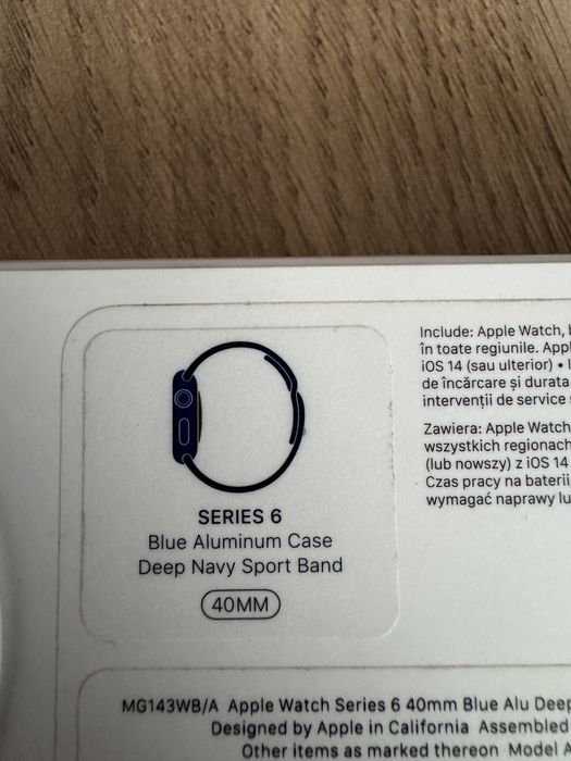 Smartwatch apllewatch 6 40mm