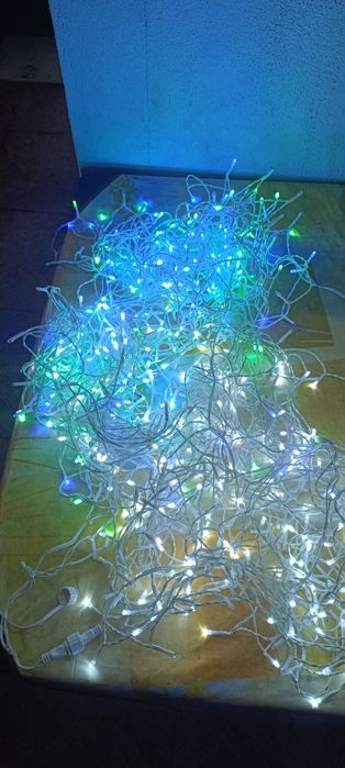 Conjunto de luzes de natal led, muitos conjuntos