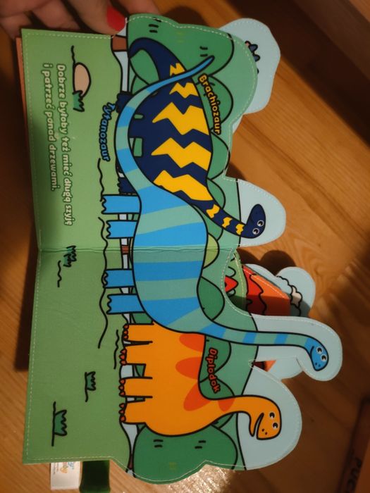 Miękka książeczka świat dinozaurów
