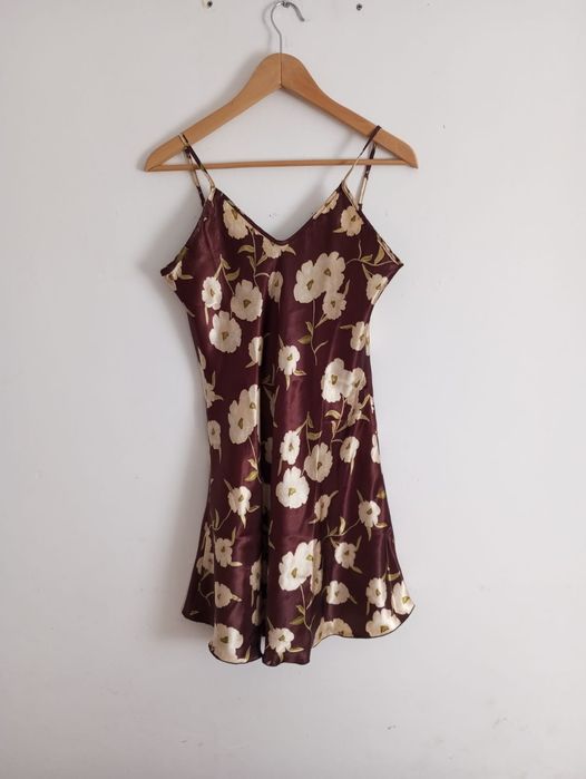 Vestido/Camisa de dormir 100% Seda