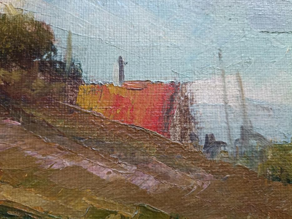 Stary obraz na płótnie INGOLF DUE