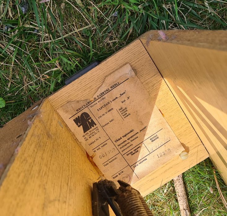 Fotele PRL plus stolik kawowy