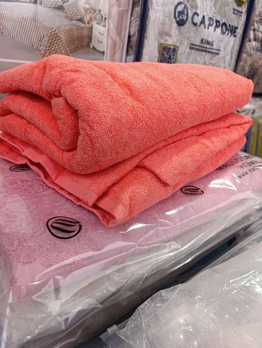 Простирадло бавовняне махрове виробництва Туркменістан. Різні розміри.