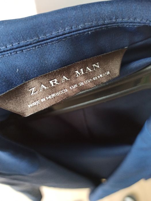 Męski garnitur Zara na wzrost 170 cm, marynarka 40, spodnie 30