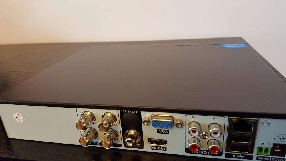 DVR 4 canais visualização via internet NVR HVR SDVR e AHD TVI CVI IP