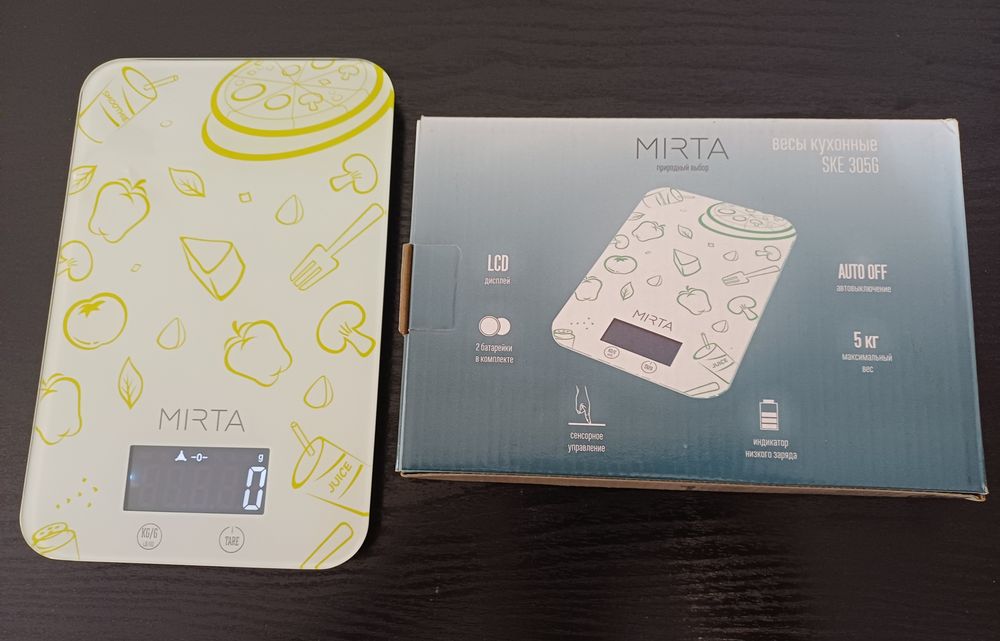 Весы кухонные MIRTA SKE 305G