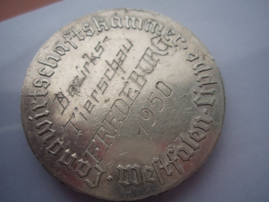 Medal Ag 835, hodowla zwierząt 1950, Fredeburg