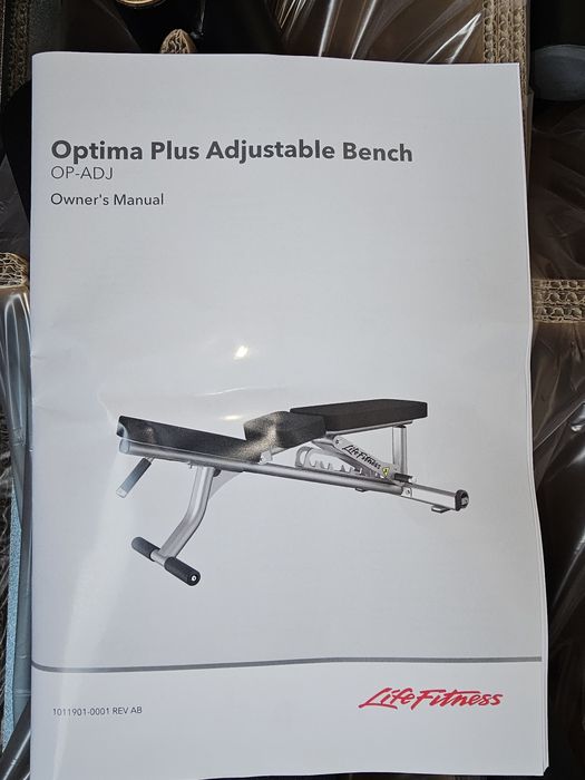 Ławka regulowana nowa Life Fitness Optima